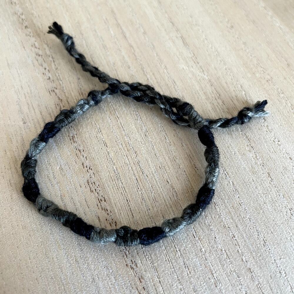 Jessamy Bracelet, anklet, trendy, comfortable, tie, embroidery thread, woven, gi